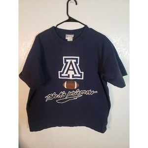 University of Arizona Take No Prisoners Blue T Shirt Mens XL Single Stitch